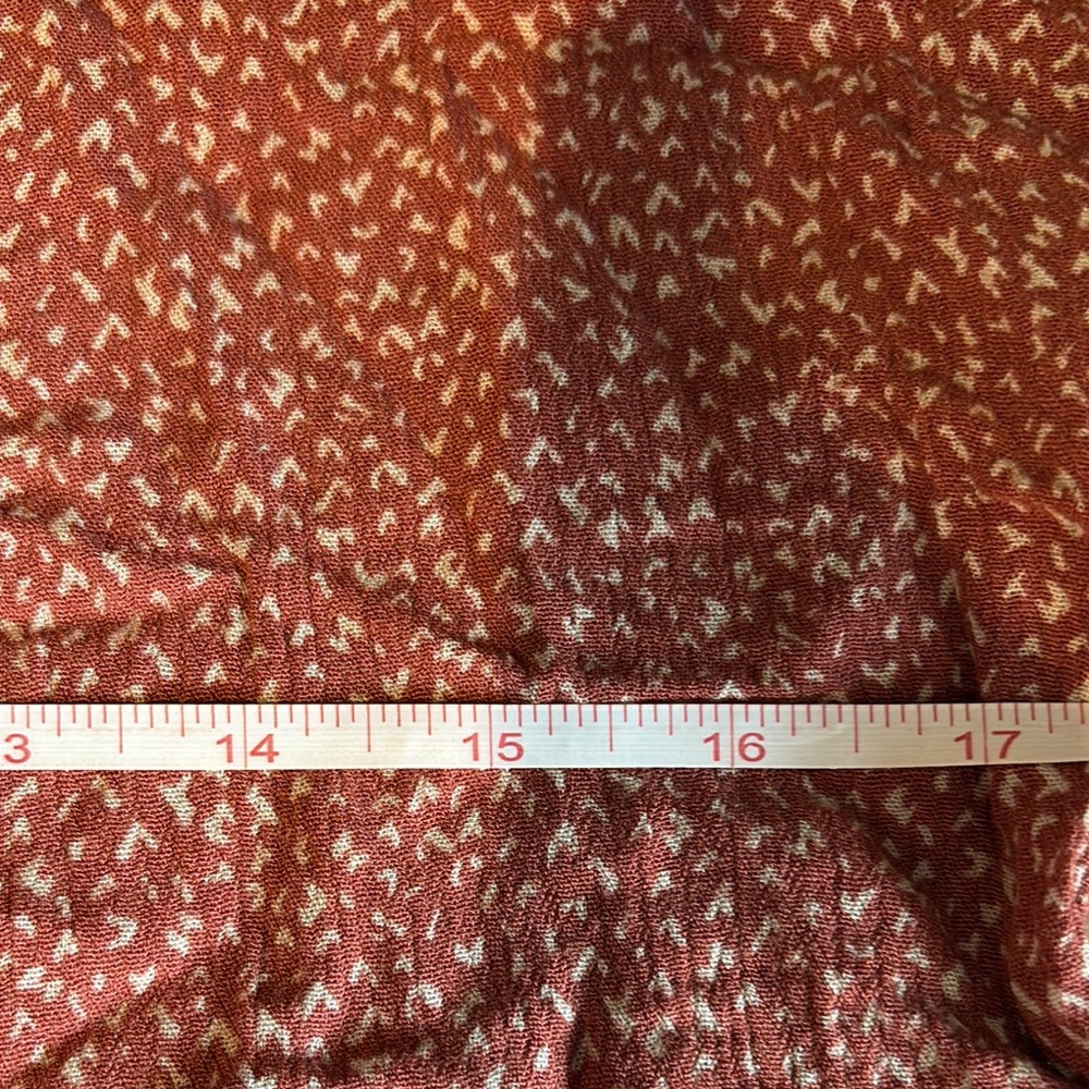 Paper Crane Brown Ruffled Blouse - Picture 7 of 8